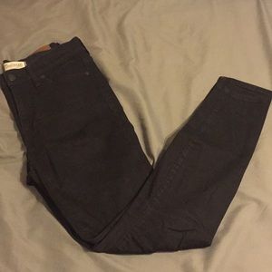 Madewell high riser skinny denim